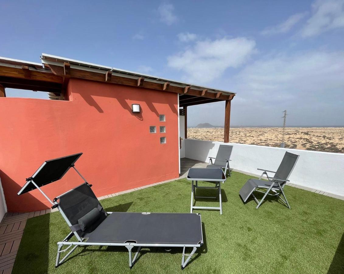 Villa Marie Agradable Y Tranquila Maison Con Piscina Коралео Екстериор снимка